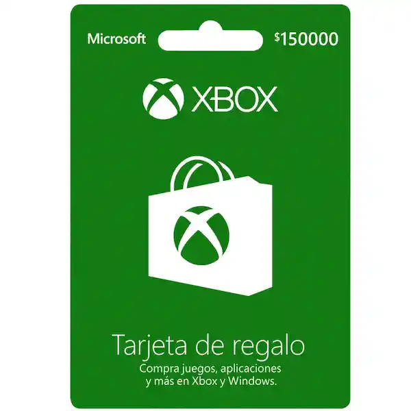 Xbox Tarjeta $150.000