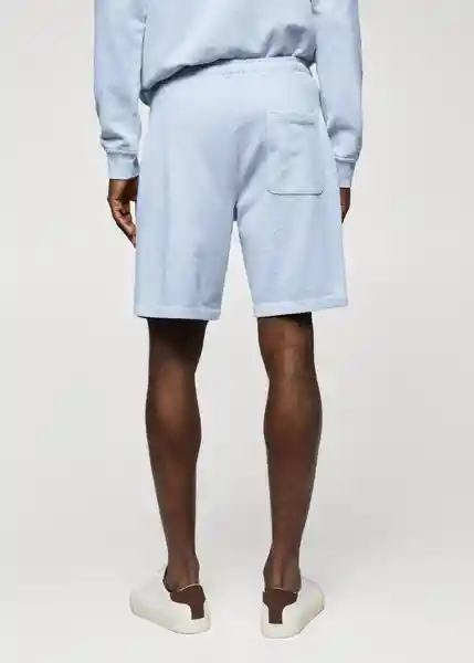 Short Selecp Celeste Talla L Hombre Mango