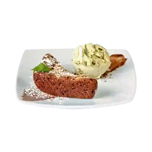 Brownie Nueces con Gelato