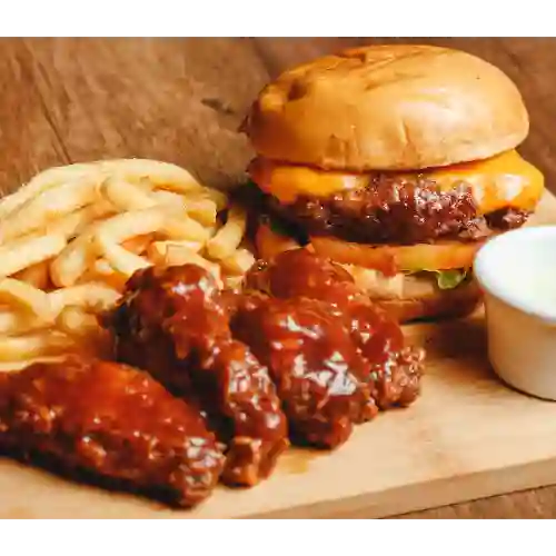 Promo 4 Alitas y Deli Burguer
