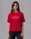 Camiseta Mujer Rojo Rubi Oscuro Talla XL 85300 Rifle