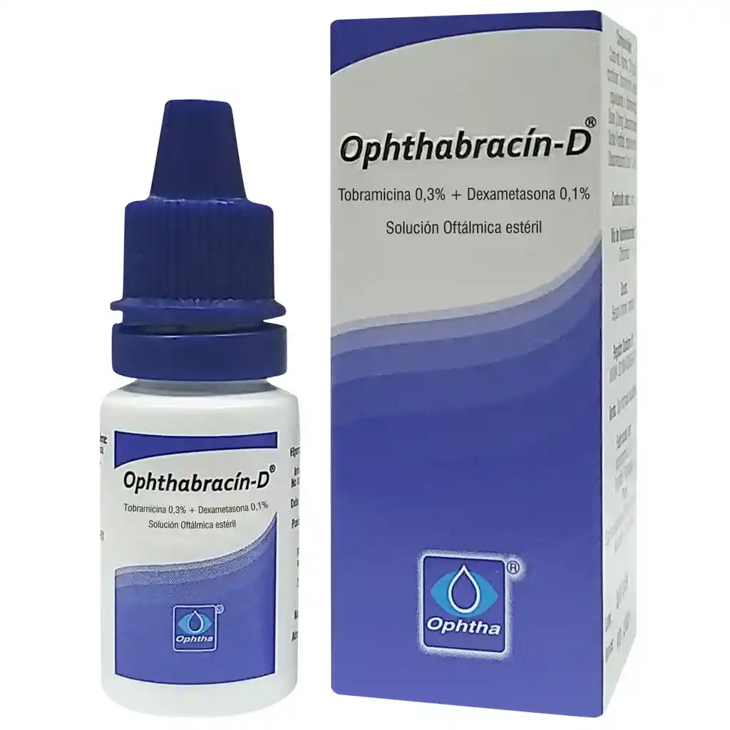 Ophthabracín-D Solución Oftálmica Estéril (0.3 % / 0.1 %)