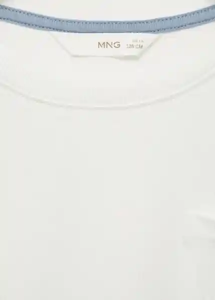 Camiseta Basica7 Offwhite Talla 14 Niños Mango