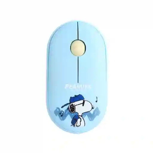 Mouse Inalámbrico Silencioso Snoopy Life Azul E160 Miniso