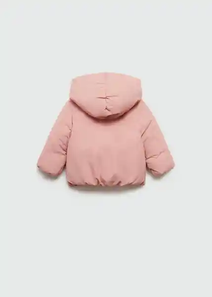 Abrigo Anorak Copo7 Rosa Talla 70 Niños Mango