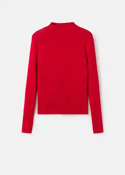 Saco Jersey Hielo Rojo Talla M Mujer Mango