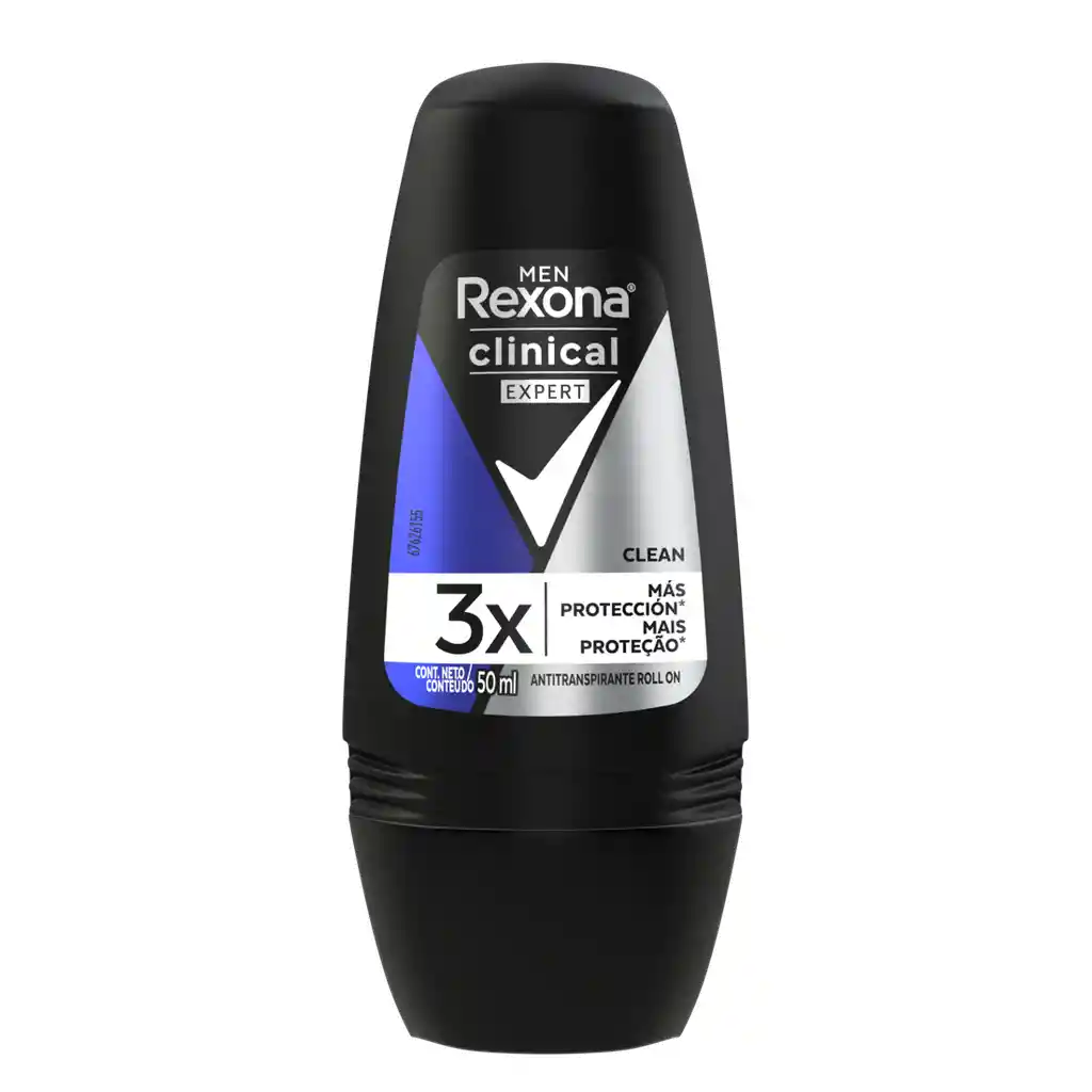 Desodorante Antitranspirante Rexona Roll on Men Clínical 50ml