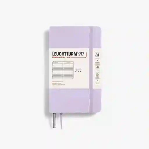 Leuchtturm1917 Cuaderno Pequeño Rayas Lila Sc