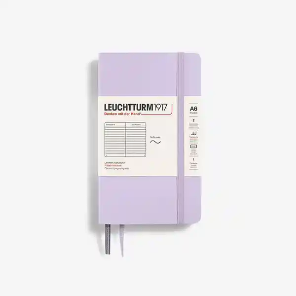 Leuchtturm1917 Cuaderno Pequeño Rayas Lila Sc