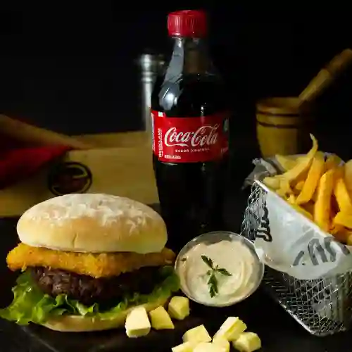 H. cheese burger en combo