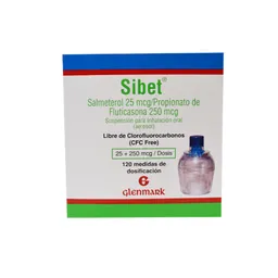 Sibet Suspensión para Inhalación Oral (25 mcg / 250 mcg)