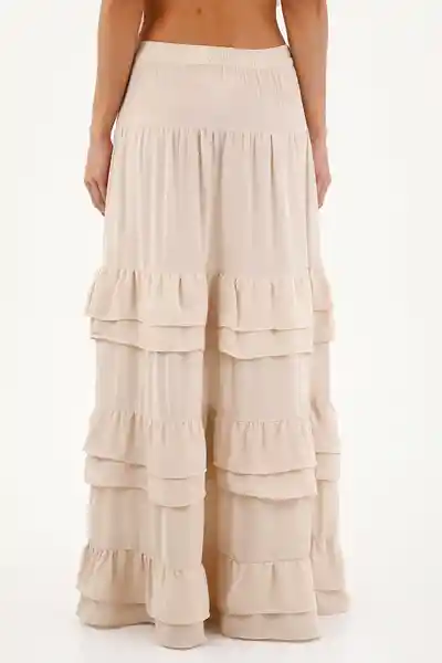 Falda Larga Julie Café Talla 02 M