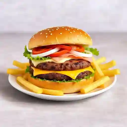 Hamburguesa sencilla