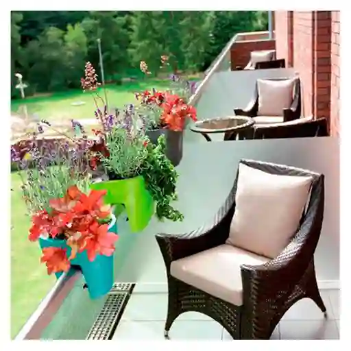 Tumatera Matera Lofly Railing Antracita 25 cm