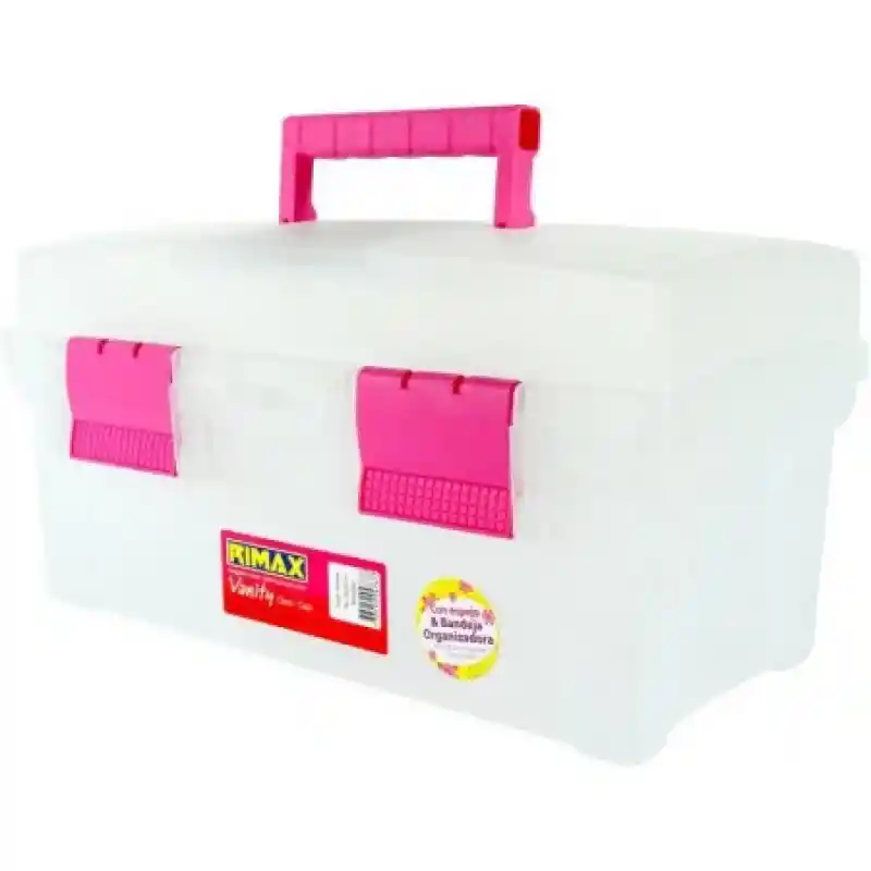 Rimax Caja Vanity Natural Rosado 16 Pulgadas