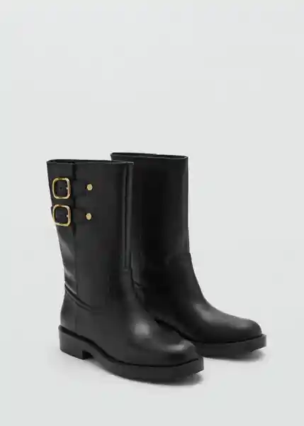 Botines Coro Negro Talla 37 Mujer Mango
