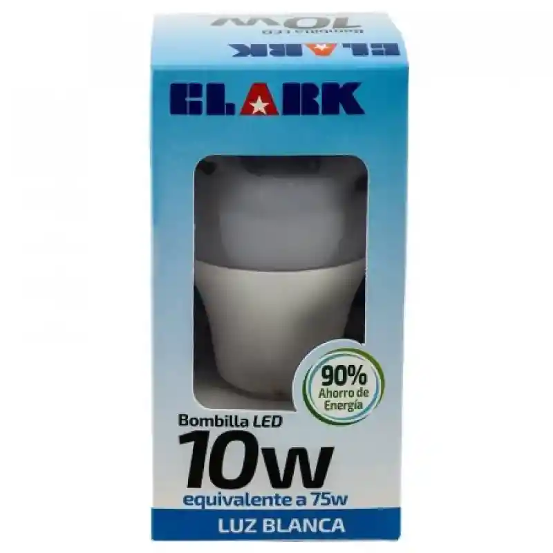 Clark Set Bombillo Led E27 10W Luz Blanca 15000H 1207