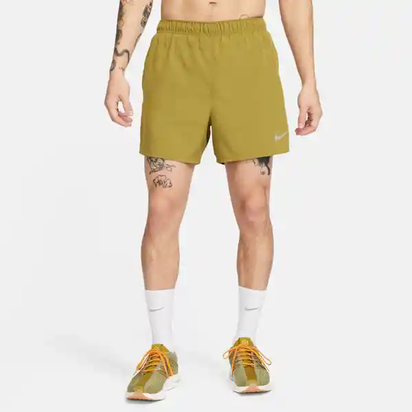 Nike Short Df Challenger 5bf Para Hombre Verde Talla M