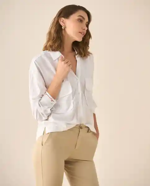 Camisa Crudo Nevisca Claro Talla M 613G051 Esprit