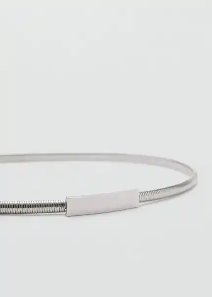 Cinturón Omega Plata Talla M Mujer Mango