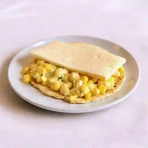 Arepa Blanca con Queso