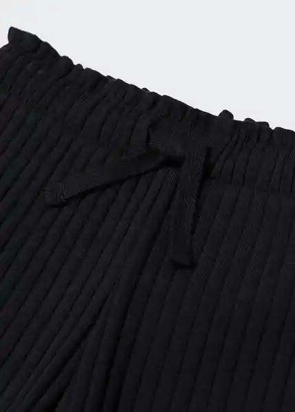 Pantalón Carbon Negro Talla 69 Niñas Mango