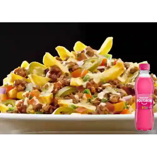 Combo Grilly Chicken Bbq Fries + Manzana 250 ml