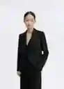 Blazer Americana Jordan Negro Talla L Mujer Mango