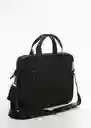 Bolso Brasilia Color Negro Hombre Mango