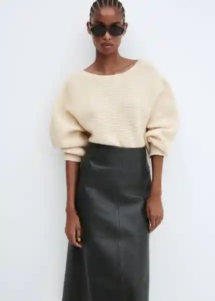Jersey Vanesa Crudo Talla S Mujer Mango