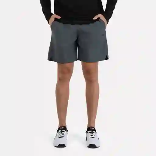 Reebok Pantaloneta Para Entrenamiento Hombre Color Gris Talla M