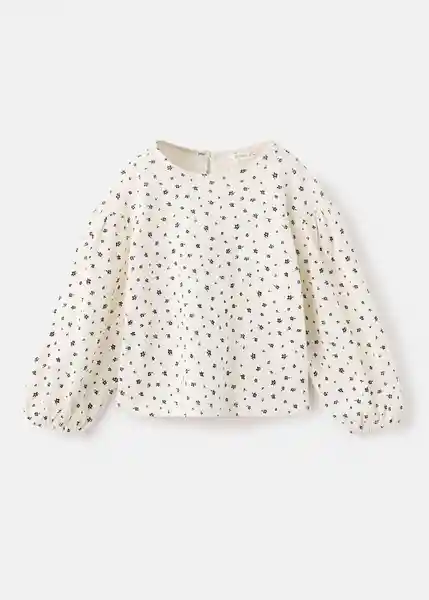 Camiseta Blusi Offwhite Talla 67 Niñas Mango