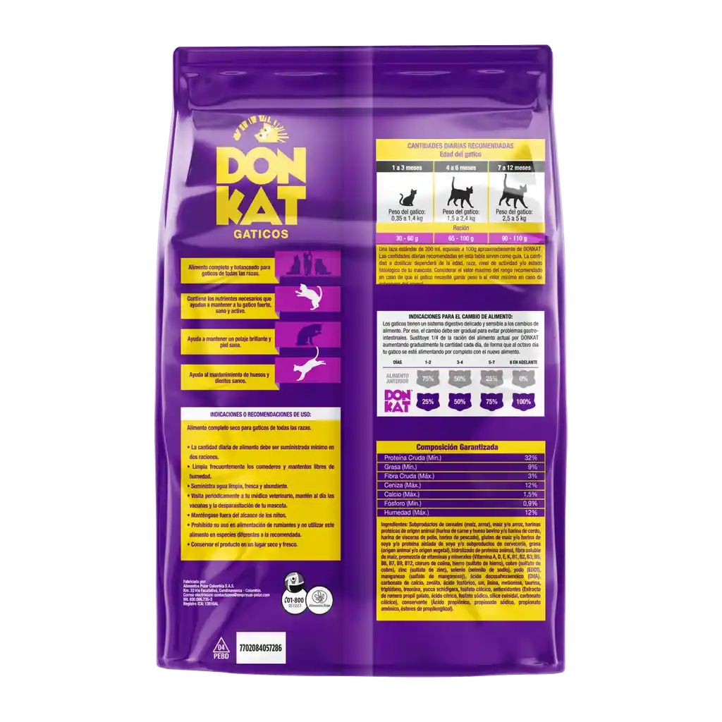 Donkat Alimento para Gaticos 7Kg