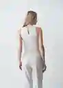 Camisa Agnes Mujer Crudo Abedul Claro Talla S 013G352 Naf Naf
