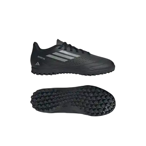 Adidas Guayos Deportivo III J Tf Fútbol de Niño Negro Talla 5