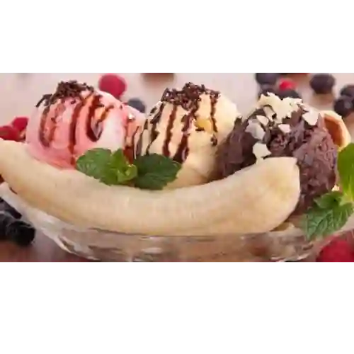 Banana Split con Toppings