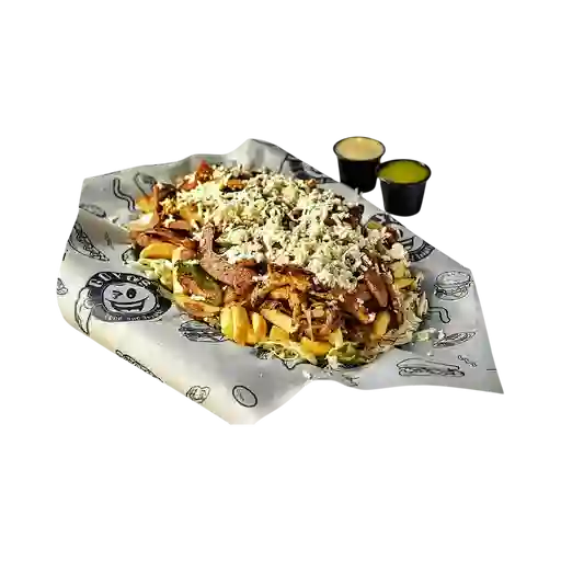 Salchipapa especial goyos