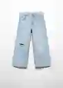 Jean Culotte6 Tejano Niñas Claro Talla 8 Mango