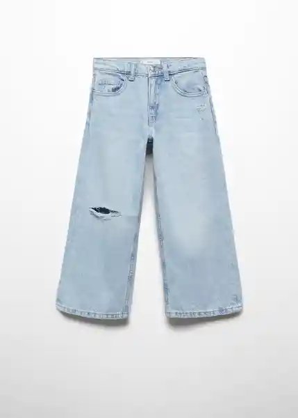 Jean Culotte6 Tejano Niñas Claro Talla 8 Mango