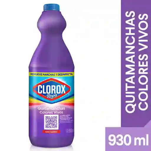 Quitamanchas Clorox Colores Vivos 930 ml