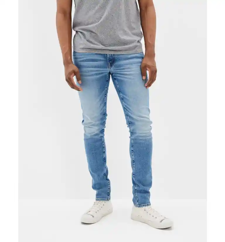 Jean Slim Azul Talla 34 X 30 Hombre American Eagle