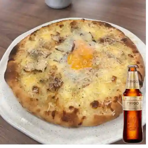 Combo Pizza Carbonara Personal +Club col. Trigo 330 ml