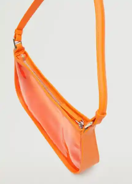 Bolso M Cleo Naranja Talla 99 Mujer Mango