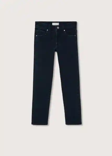 Jeans Slim Blueblack Talla 08 Niños Mango