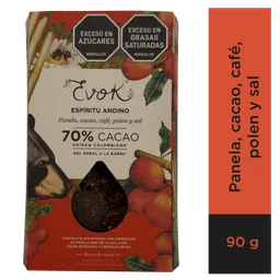 Chocolate Barra V 70% Andino