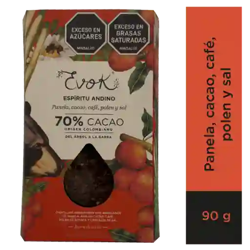 Chocolate Barra V 70% Andino