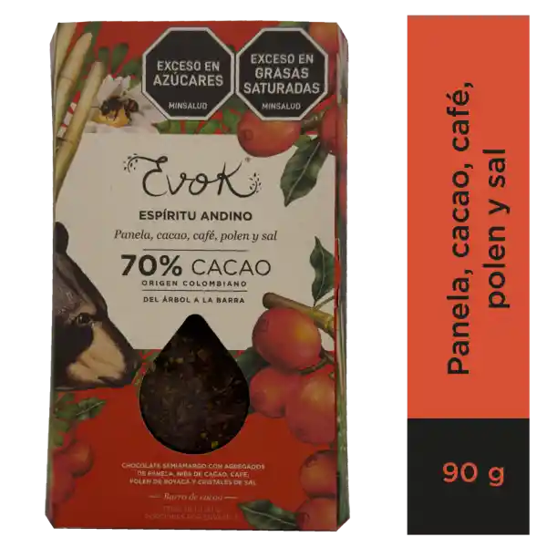 Chocolate Barra V 70% Andino