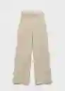 Jean Bea Khaki Talla 36 Mujer Mango