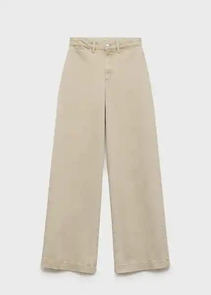 Jean Bea Khaki Talla 36 Mujer Mango
