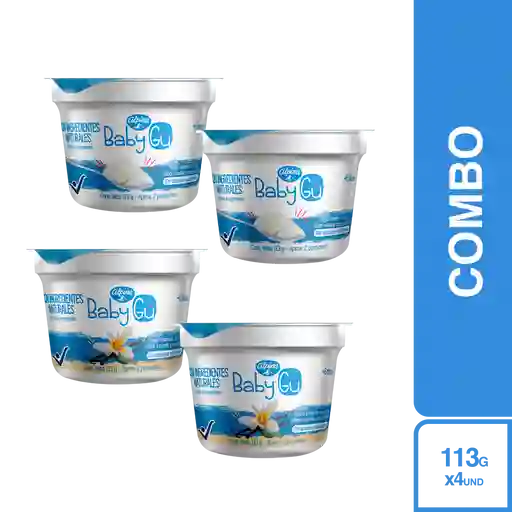 Combo Baby gü Yogurt Natural + Baby gü Yogurt Sin Dulce Vainilla